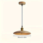 Scandinavian Ceiling Lamp - Solid Wood Pendant Light in Modern Design