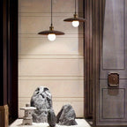 Scandinavian Ceiling Lamp - Solid Wood Pendant Light in Modern Design