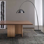 Arc Shaped Floor Lamp in Black Metal with Circular Base