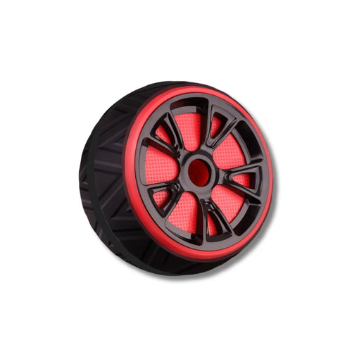 Ab Roller Wide-Wheel Foam Grip & Anti-Slip Knee Mat
