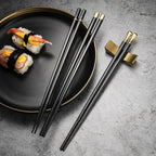 Chic Stainless Steel Chopstick Collection