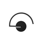 Modern Arc Design LED Wall Light with Curved Lines