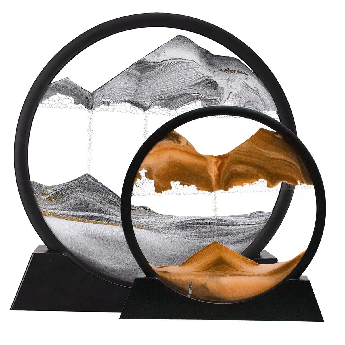 Dynamic Sand Art Display in 3D