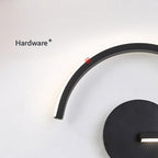 Modern Arc Design LED Wall Light with Curved Lines