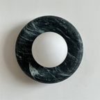 Elegant Indoor LED Wall Light Fixture - Modern Marble Sconce