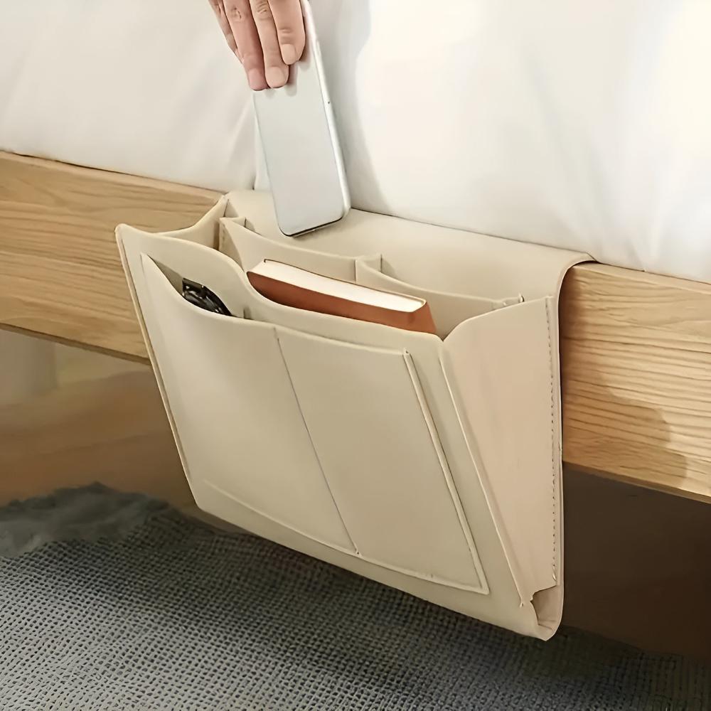 Multi-Functional Nightstand Storage Organizer