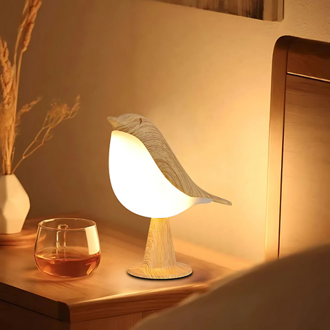 Charming Avian Glow Lamp with Aromatherapy Features