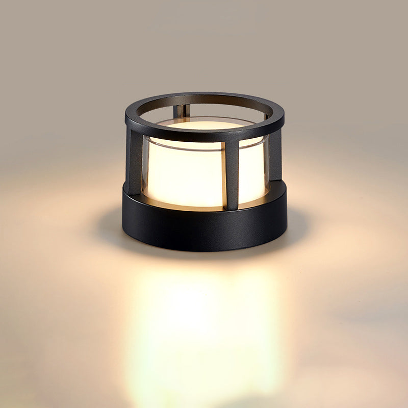 Outdoor Lawn Light with LED – Waterproof Aluminum Cylinder Design