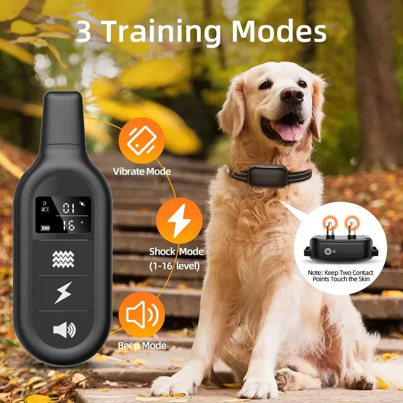 SmartPet Trainer Waterproof Rechargeable Collar with Remote