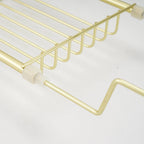 Stainless Steel Bathtub Caddy with Adjustable Features