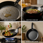 Pre-Seasoned Carbon Steel Induction & Oven-Safe Skillet Set (2-Piece)
