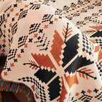 Moroccan Pattern Picnic Blanket - Boho Style Mat for Outdoor Use