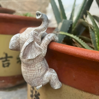 Elephant Planter Accent – Hanging Sculpture for Home Decor