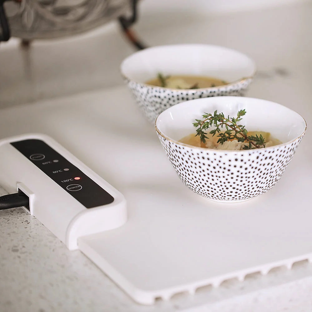 Meal Warming Mat Foldable Fast-Heating Food-Safe Silicone