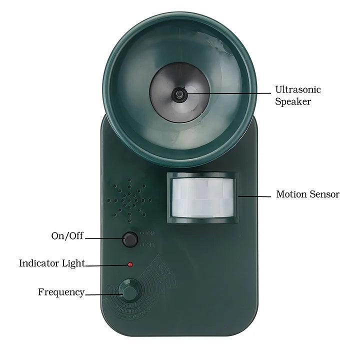 EcoGuard 5000ft Cordless Ultrasonic Animal Deterrent Device