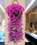 Artificial Orchid Cascade Silk-Like Maintenance-Free Indoor & Outdoor