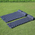 Camping Air Mattress Extra-Wide Diamond Top Dual Valve