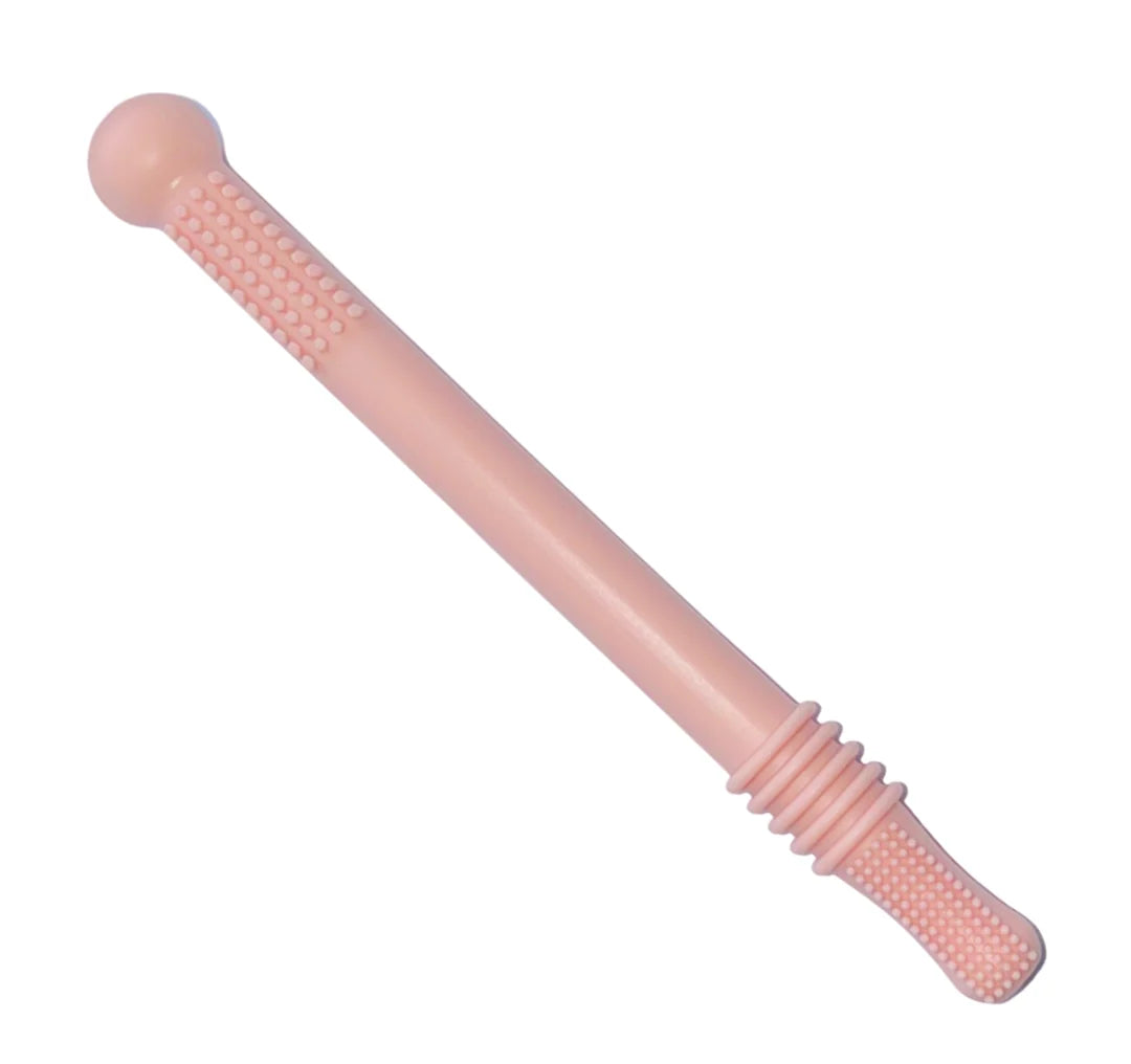 Teething Tube Textured Silicone Soothes Gums