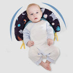 Baby Tummy Time Pillow Ergonomic Support Cotton Blend Lightweight