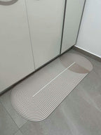 Absorbent Kitchen Mat Ultra-Absorbent Microfibre & Non-Slip Backing