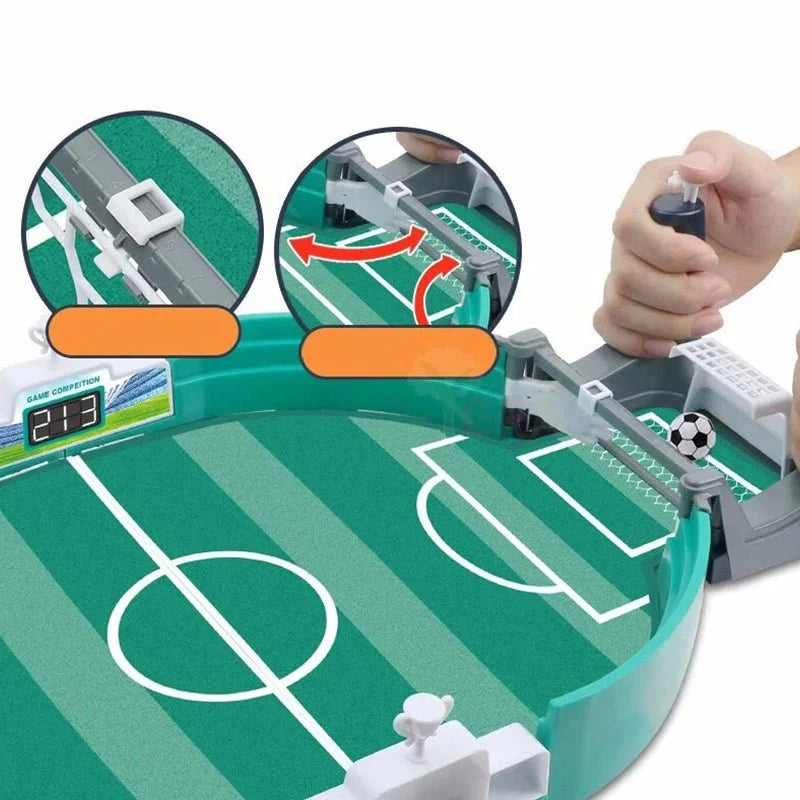 Tabletop Football Game Compact Fast-Paced BPA-Free ABS
