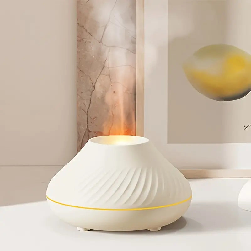Aroma Diffuser Soft Flame & Ultrasonic Mist Auto Shut-Off