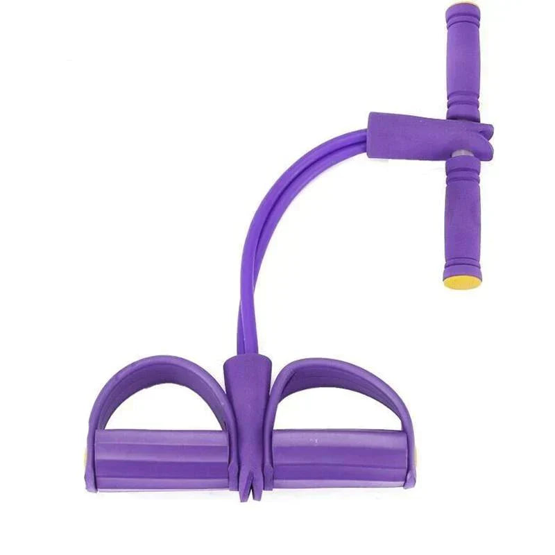 Resistance Band Trainer Full-Body Foam Grip Anti-Slip Pedals