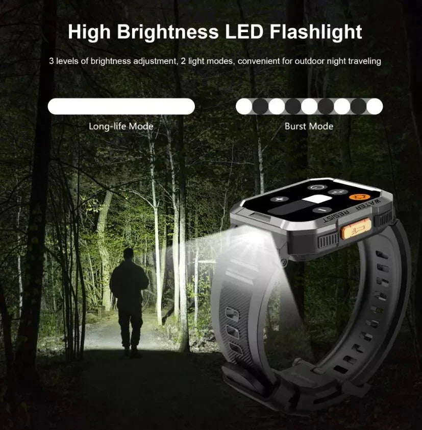 Smartwatch Rugged IP67 Long Battery Life Call & SOS