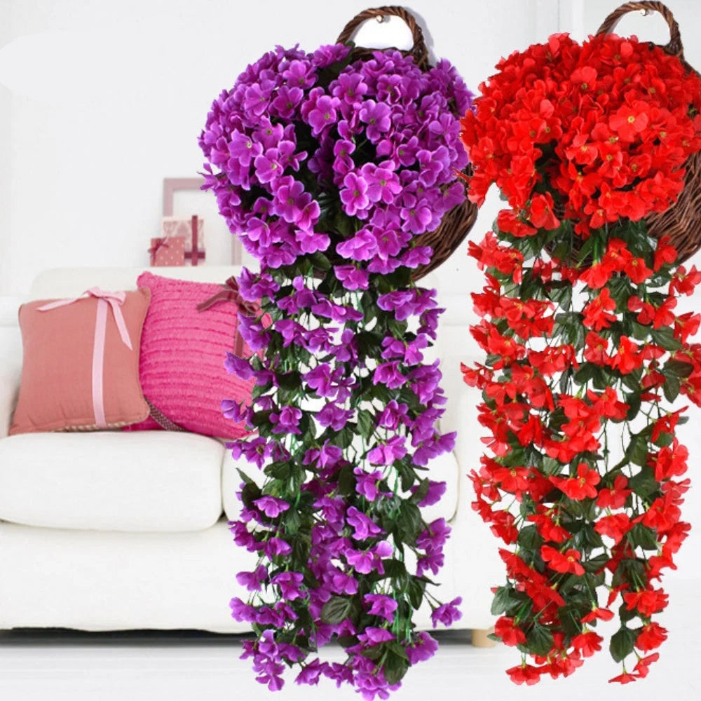 Artificial Orchid Cascade Silk-Like Maintenance-Free Indoor & Outdoor