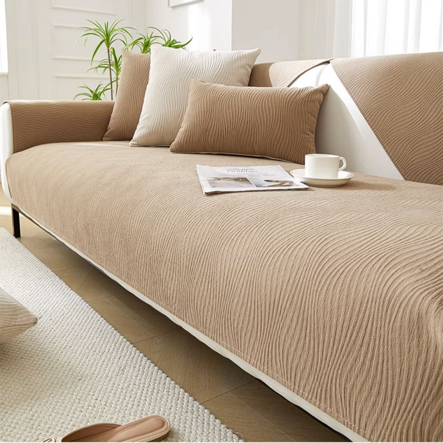 Cozy Chenille Couch Slipcover for Comfort and Protection