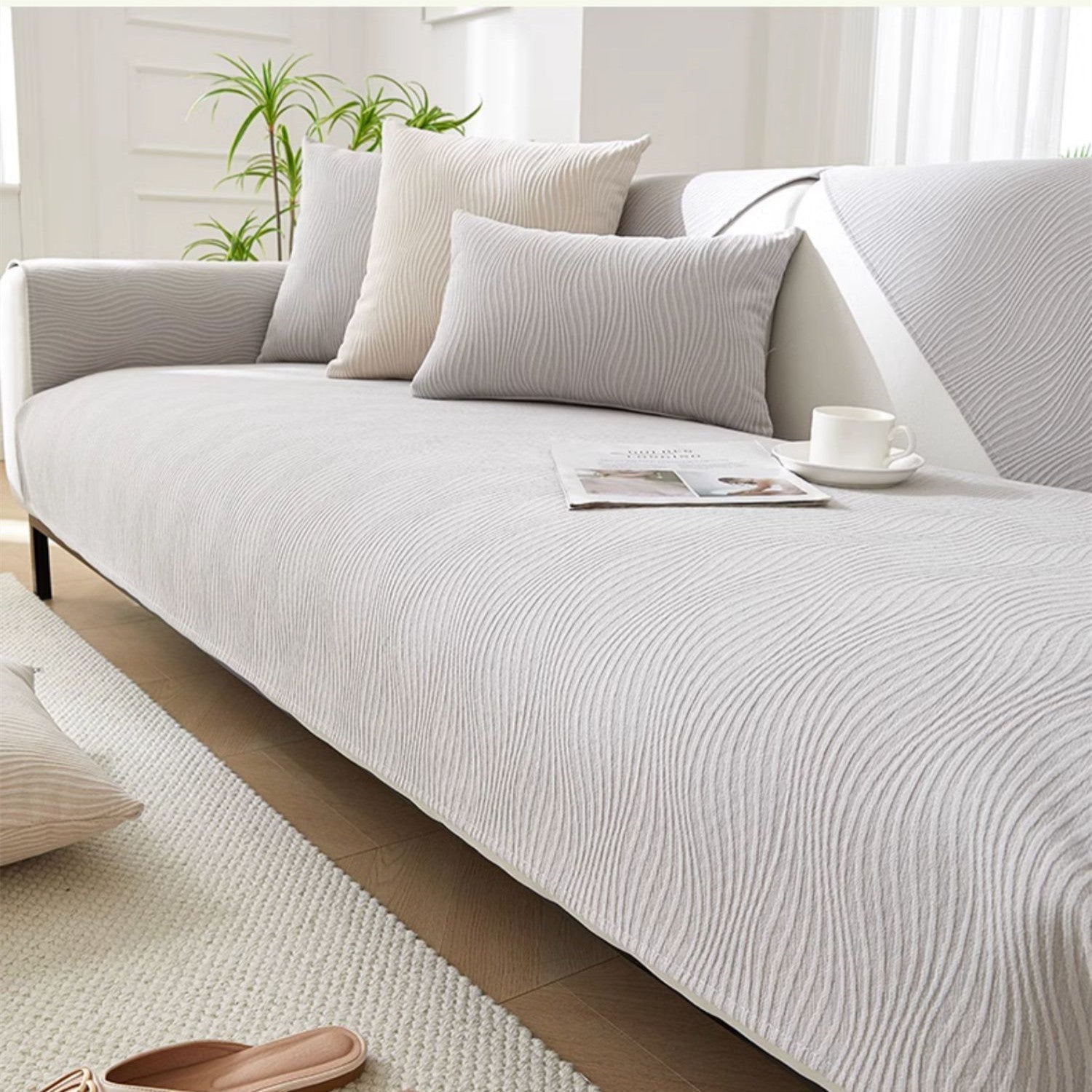 Cozy Chenille Couch Slipcover for Comfort and Protection