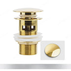 Pop-Up Drain Plug Brass & Stainless Set of 2