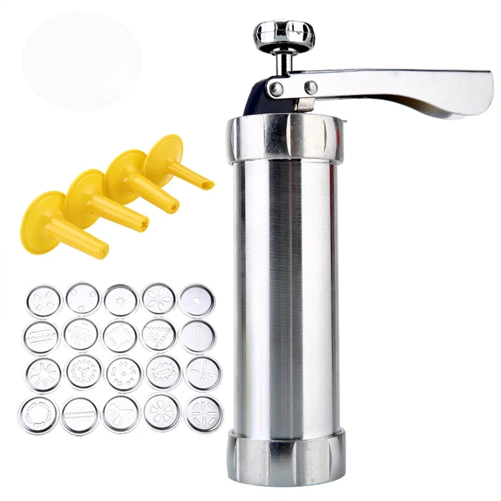 Cookie Press One-Press Ergonomic 10 Or 20 Shapes