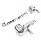 Rotary Cheese Grater Stainless Steel Interchangeable Drums