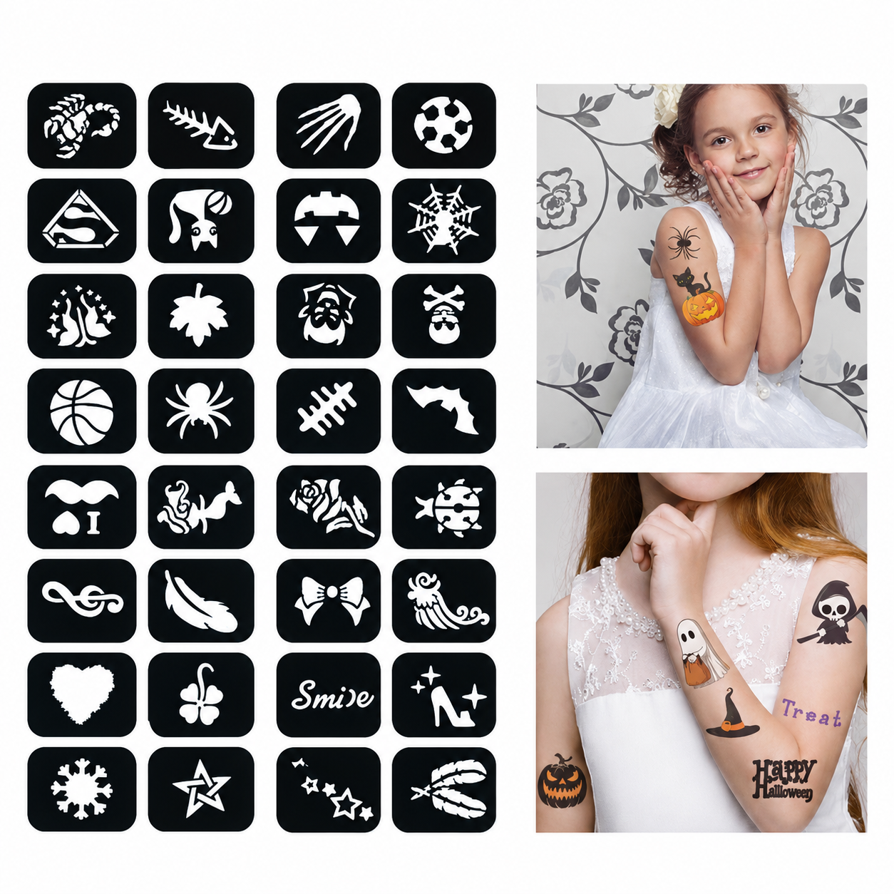 UV Reactive Body Paint Set for Parties and Festivals - Glow in the Dark