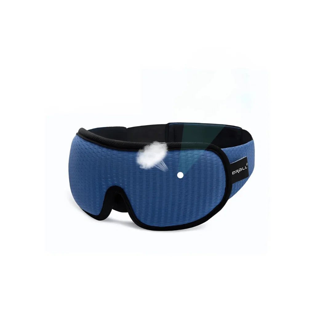 Sleep Mask 3D Contoured Pressure-Free Adjustable Band