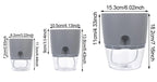 Self-Watering Plant Pot 20-Day Reservoir Transparent Base