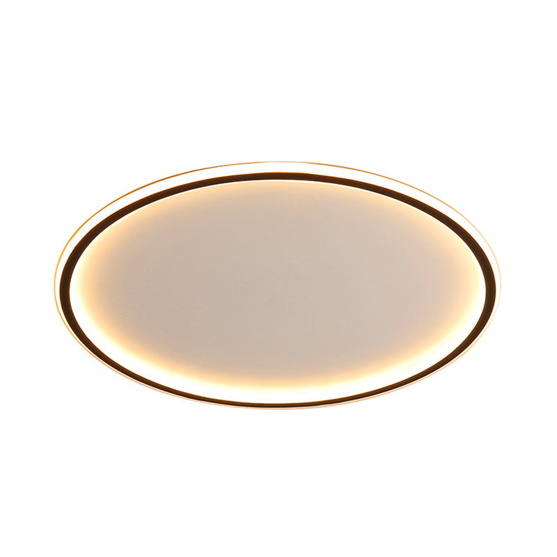 Modern Flush Mount LED Ceiling Light with Nordic Disc Design