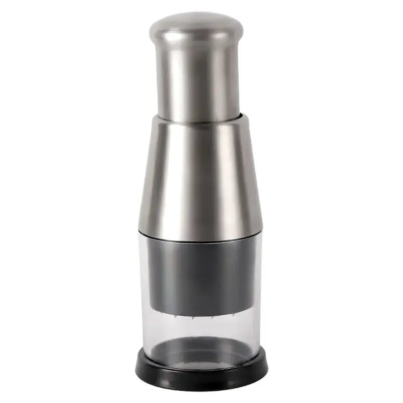 Manual Vegetable Cutter Zigzag Blade Stainless Steel Integrated Bowl