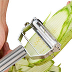 Vegetable Peeler Dual Blade Stainless Steel Ergonomic Safety Handle