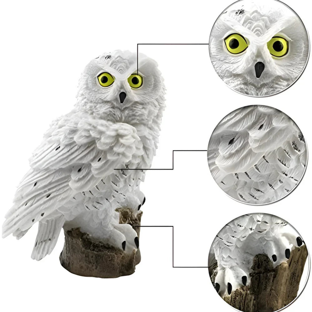 Solar-Powered Dusk-to-Dawn Weatherproof Garden Stake Light (Owl-Shaped)