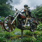 Stainless Steel Vintage Chopper Wind Chime (Garden Stake)