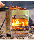 Camping Stove Foldable Stainless Steel Ventilated