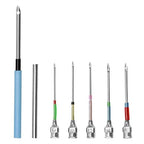 Embroidery Needle Set Interchangeable Color Coded Stainless Steel