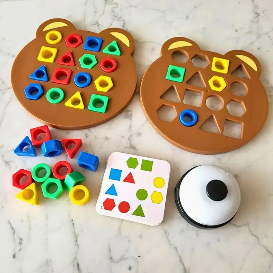 Shape and Color Puzzle Montessori-Inspired Set of 2