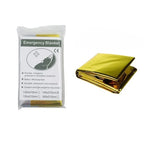 Emergency Poncho Blanket Reflective Insulation Water-Resistant