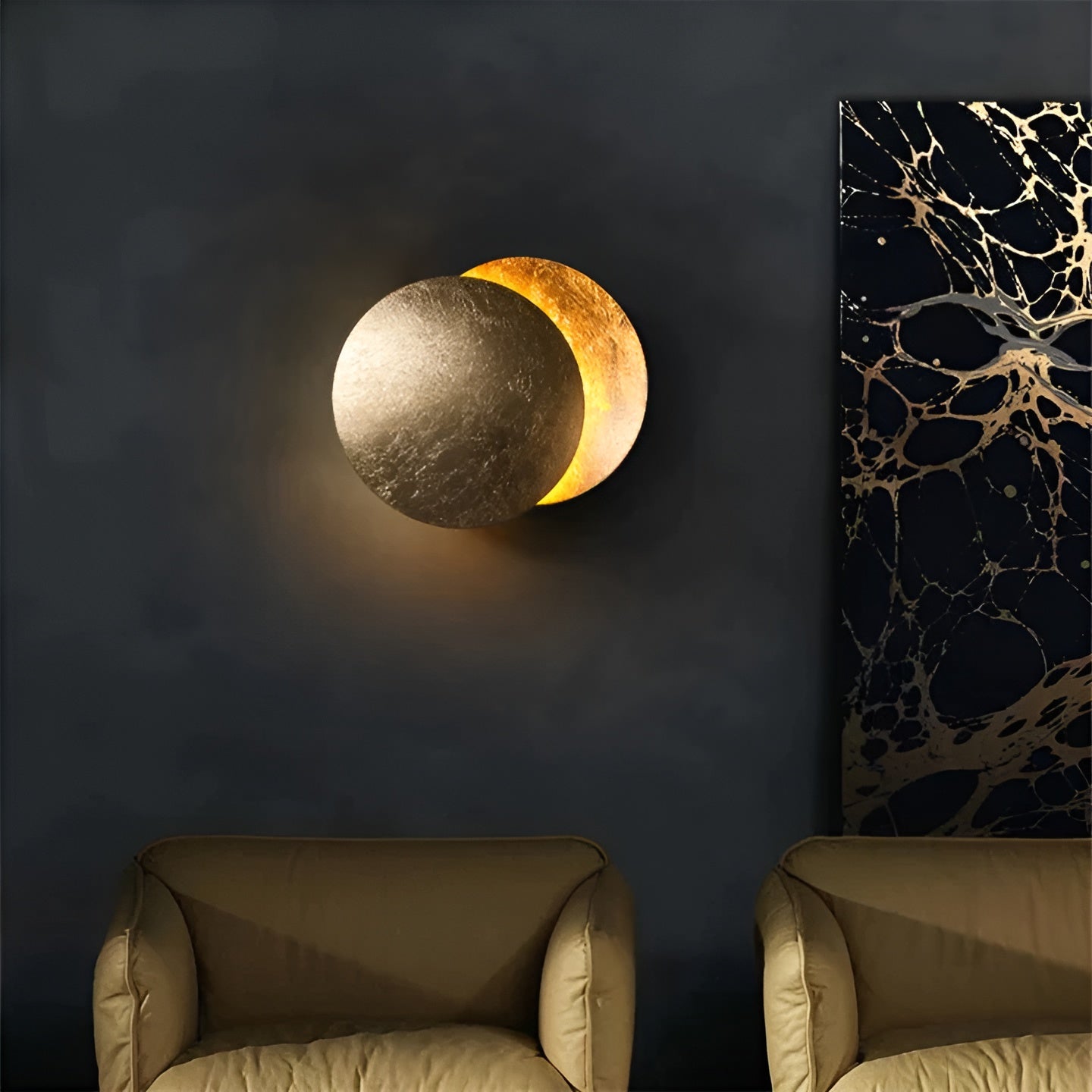 LED Wall Light with 360° Rotation – Mood Lighting for Home and Office