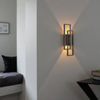 Double Rectangle Frame Wall-Mounted LED Light Fixture