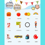 Flash Cards Spanish & English Audio 224 Words