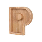Piggy Bank Personalized Letter Sustainable Wood & Acrylic
